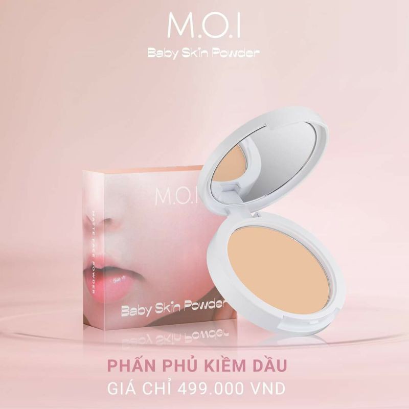 PHẤN PHỦ KIỀM DẦU M.O.I BABY SKIN POWER