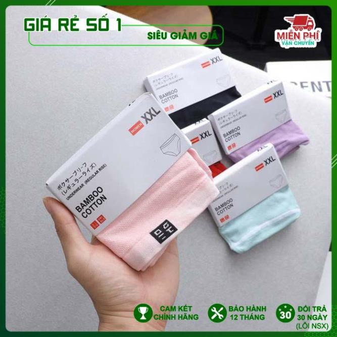 Quần lót nữ cotton sợi tre Bamboo kháng khuẩn khử mùi, mùi vải thơm (6 màu) đặc trưng quyến rũ sexxy | BigBuy360 - bigbuy360.vn