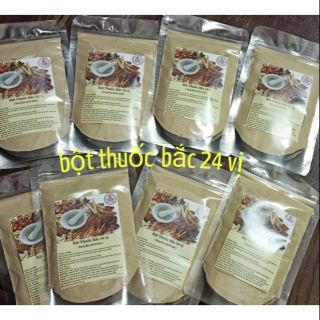 100g bột thuốc bắc 24 vị handmade đắp mặt trắng da