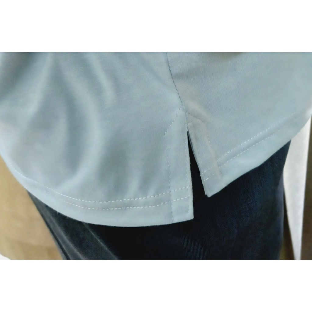 (60-85kg)Áo thun nam phối cổ, họa tiết thêu, xẻ tà áo chất thun cực mát vải mềm phong cách trẻ trung - Hongphatstore604