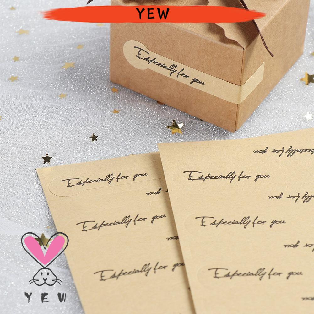 Bộ 108 miếng dán nhãn niêm phong hộp đựng DIY chữ cái Especially For You thủ công nhiều màu cho lễ hội tiệc tùng