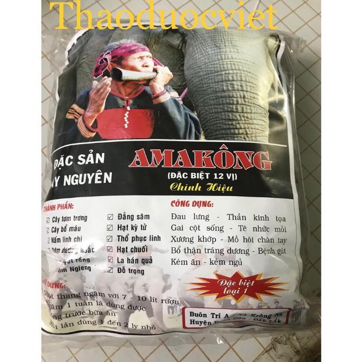 1 THANG A MA KÔNG 12 vi ( chính gốc Tây Nguyên)