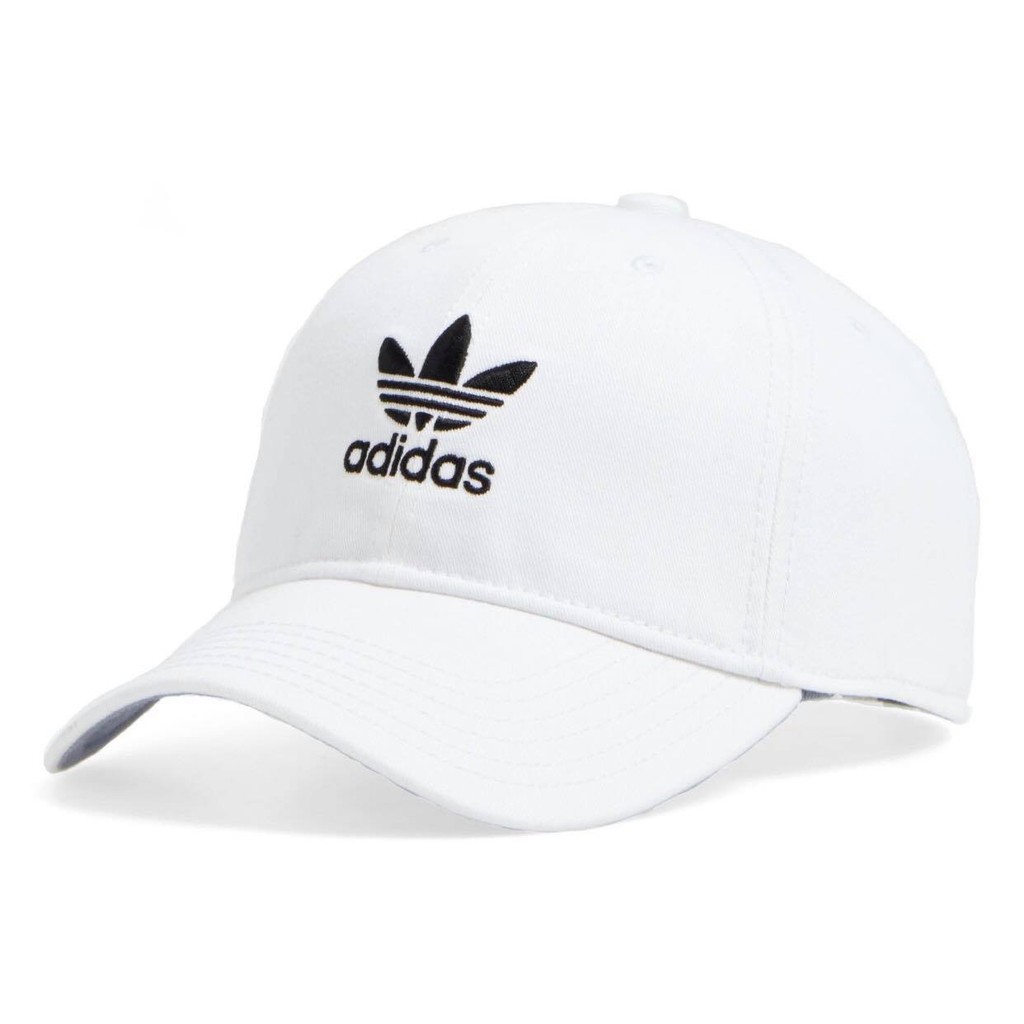 NÓN NAM HÀNG HIỆU ADIDAS - WHITE TREFOIL BASEBALL CAP - MINH GA