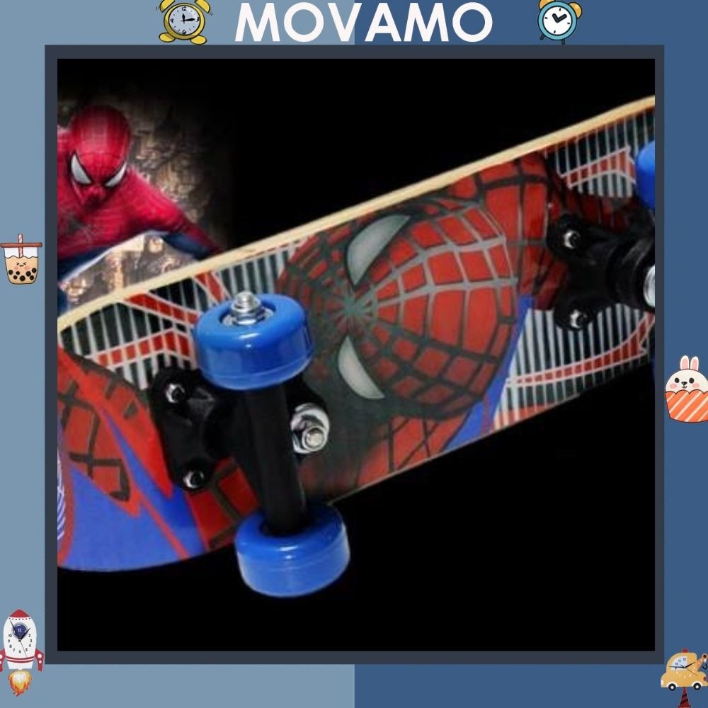 Ván trượt trẻ em Movamo hoạ tiết người nhện ngộ nghĩnh VT1