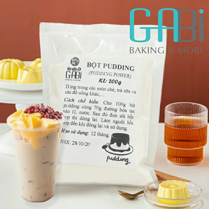 200g Bột Pudding (Pudding Powder) Krub.O