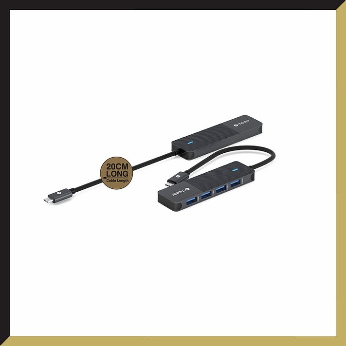 Cổng Chuyển Đổi Mazer USB-C Multimedia Pro Hub 4-in-1 (20cm)
