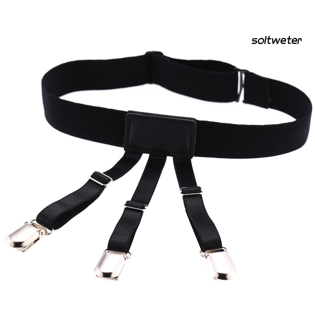 1 cặp kẹp giữ áo sơ mi đồng phục chống trượt co giãn dành cho nam nữ