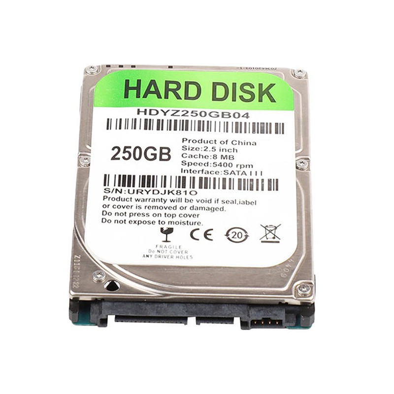 Ổ Cứng 250g Hdd 2.5inch Sata 3.0 5400-7200rpm Cho Laptop Notebook