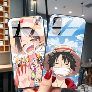 Ốp điện thoại tráng gương họa tiết One Piece Luffy cho IPHONE 11 PRO MAX IPHONE 12 PRO MAX IPHONE 7 PLUS IPHONE 8 PLUS