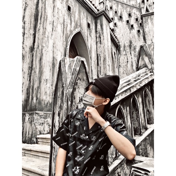 Áo sơ mi hoạ tiết KOKs / Sơ mi tay lỡ oversize / Tặng kèm stickers