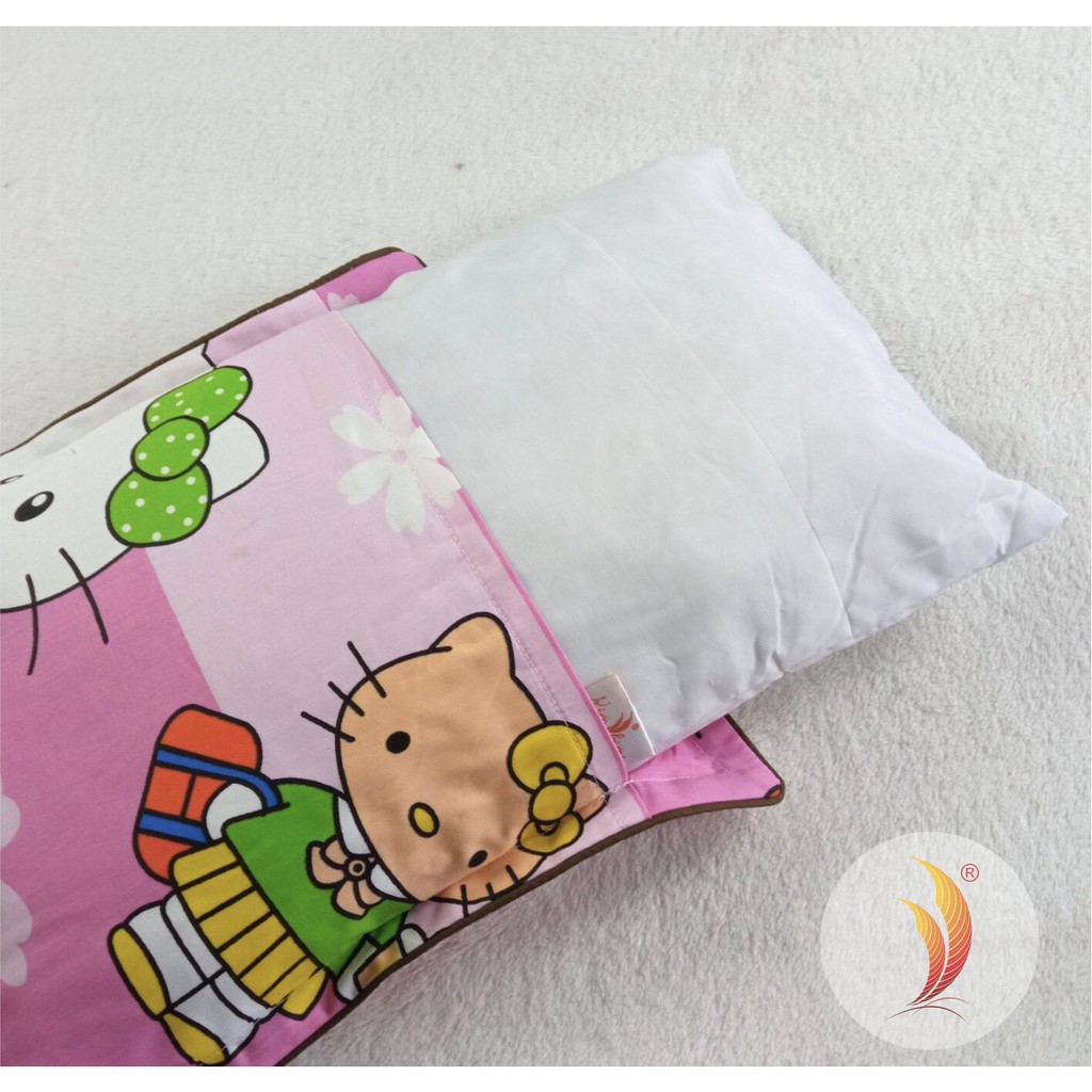 [Sẵn HCM] Bộ 2 Món Gối Nằm, Gối Ôm Cho Bé Vải Cotton Thắng Lợi Hàng Cao Cấp