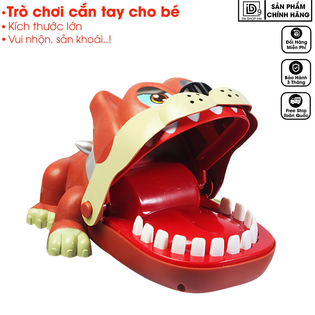 Cún con cắn tay vui nhộn, cá sấu cắn tay kích thước lớn, D9 shop