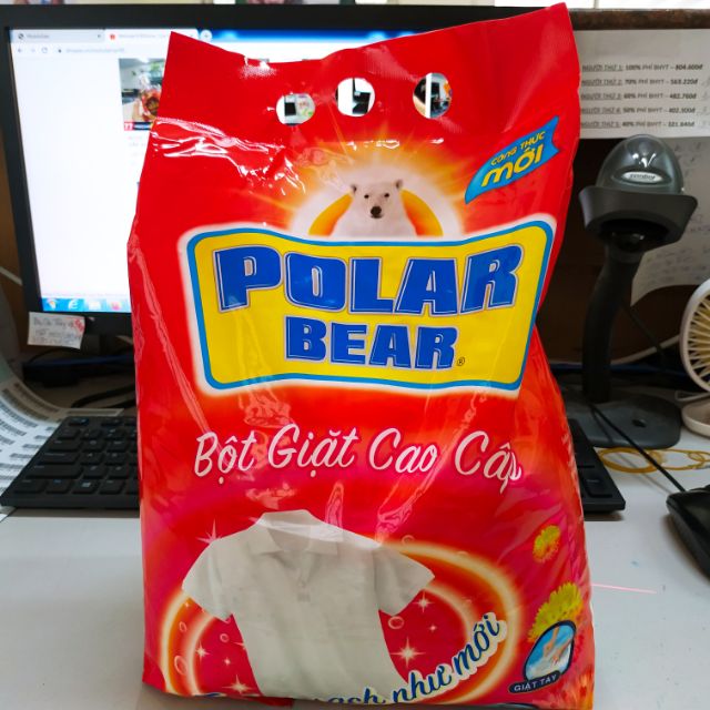 Bột Giặt Polar Bear Túi 2.250g