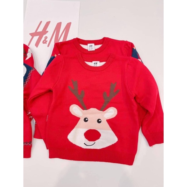 Áo len 2 lớp HM Noel cho bé siêu xinh