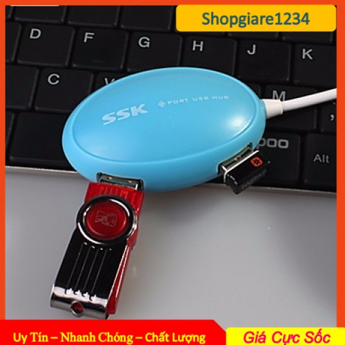 Hub Chia Usb 4 port SSK 017. Bộ Chia USB 4 Cổng SSK