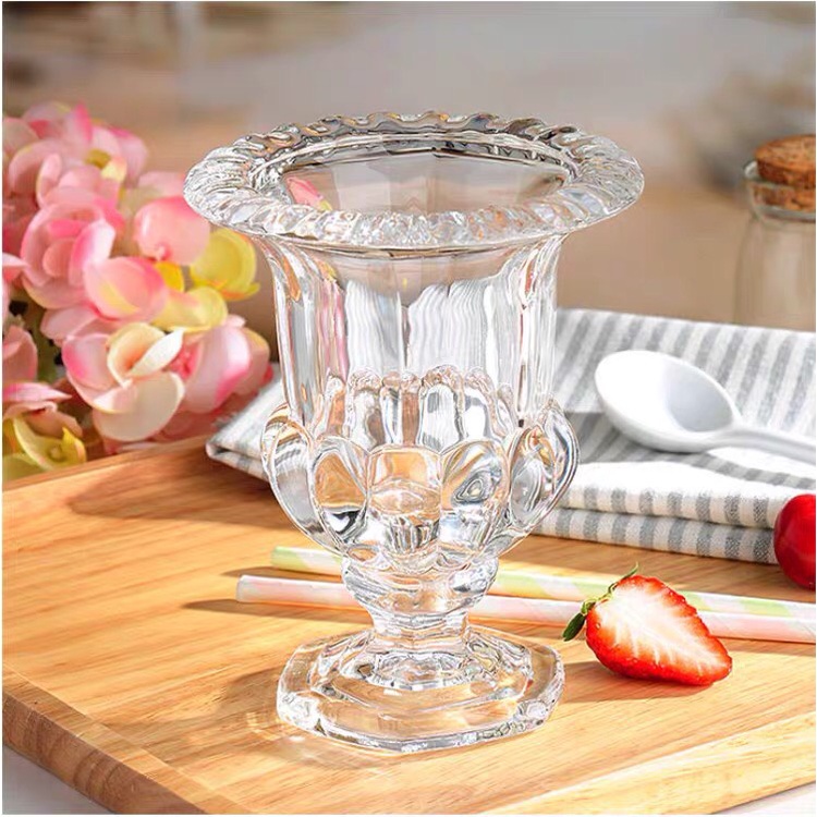 Ly thủy tinh phật thủ 14cm