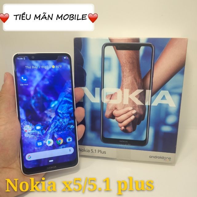 Điện thoại thông minh Nokia 5.1 plus（x5）4G+64G 99%Mới full box Chính hãng Đen Xanh Trắng | WebRaoVat - webraovat.net.vn