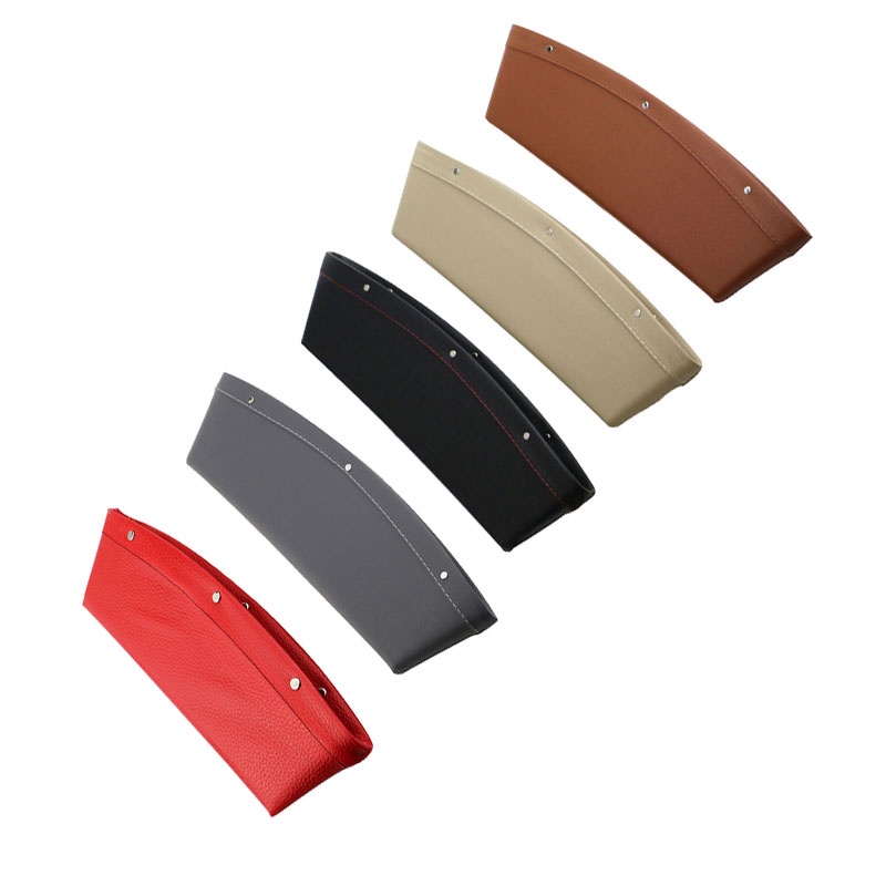 Hộp Đựng Đồ Dùng Bằng Da PU Gắn Khe Hở Ghế Ngồi Xe Hơi Cho Nissan/Honda/Toyota/Mazda/Proton/Perodua