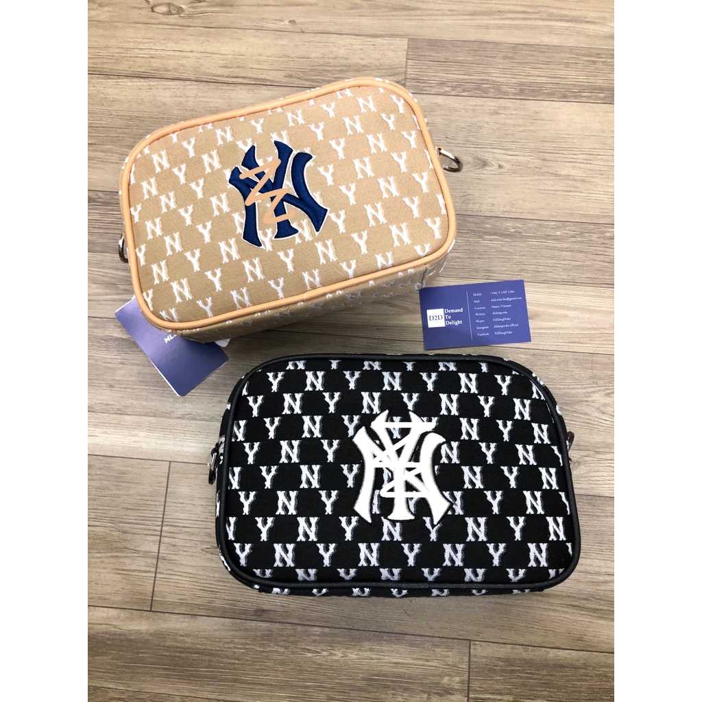 Túi Đeo Chéo M.L.B Bản To và Mini Monogram Crossbag NY Yankees Season 2022