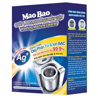 Giá tốt nhất Tẩy Lồng Máy Giặt Mao Bao Ion Bạc Mới 300g Siêu Sạch