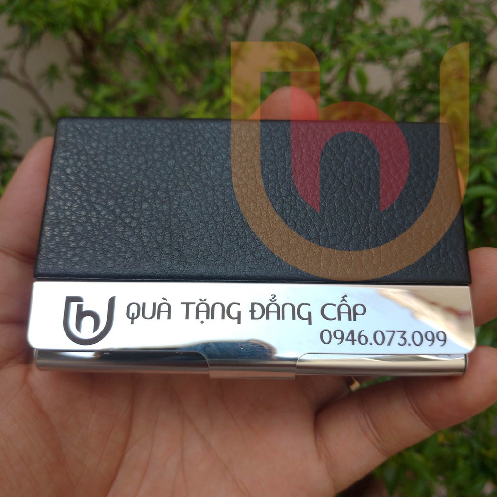 Ví đựng thẻ ATM, name card, card visit cao cấp bằng thép không rỉ khắc theo yêu cầu