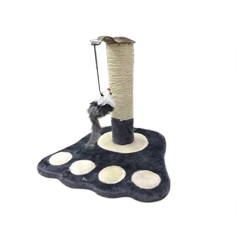 Trụ cào móng cho mèo đế bàn chân trụ quấn thừng cao 30cm