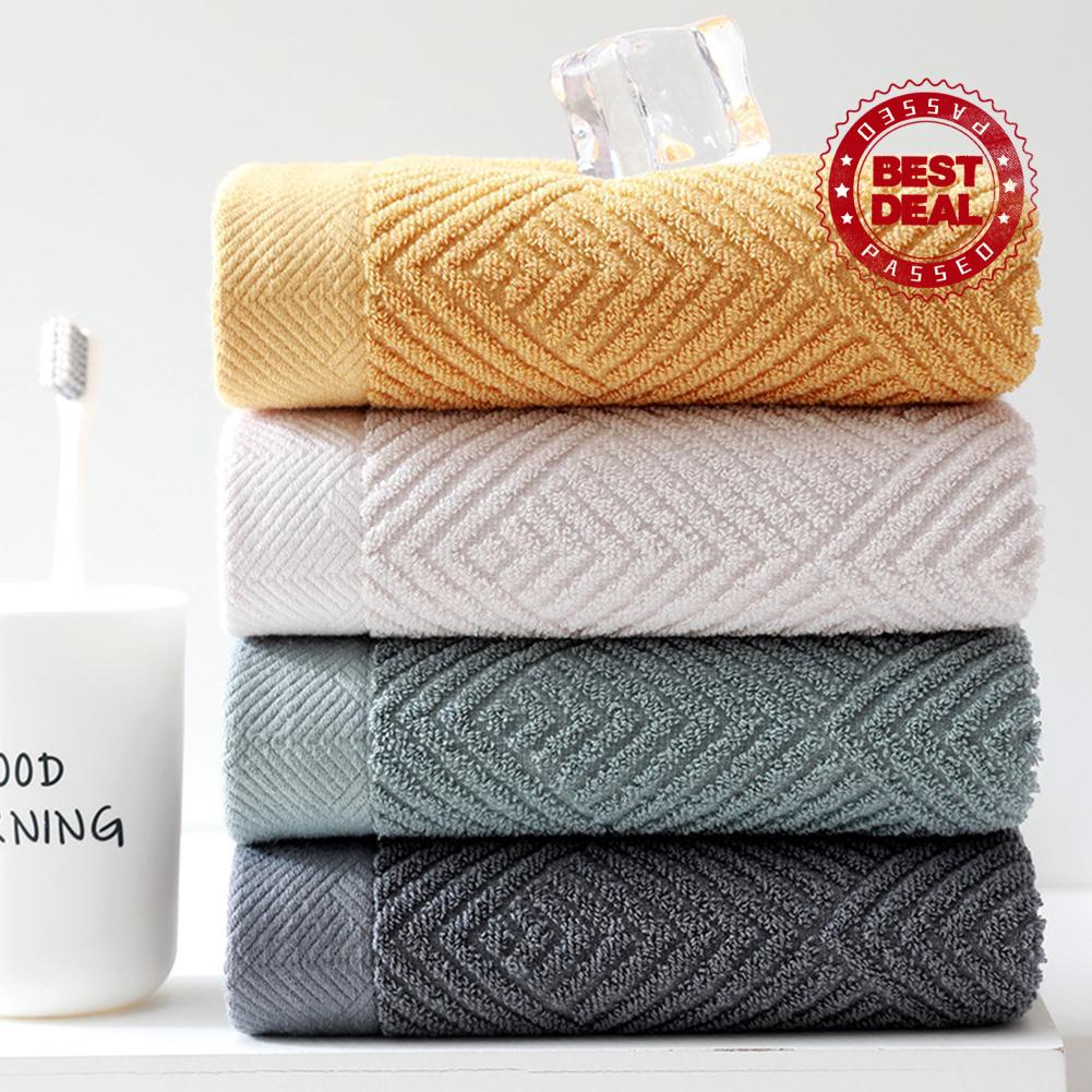 1 Bộ 1 Khăn Tắm Lớn Vải Cotton Mềm Chất Lượng Cao Dùng Trong Khách Sạn 1 Chất Lượng Cao U5L8
