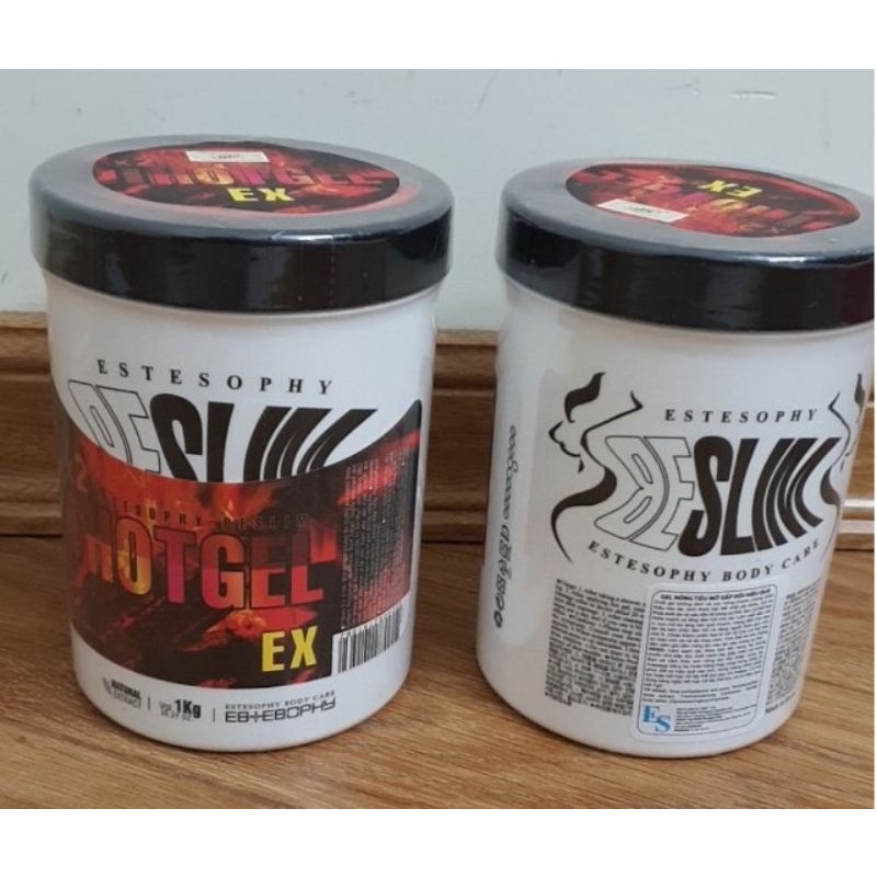 Gel nóng Kem tan mỡ ES gấp đôi tác dụng giảm béo Slimming Hot Gel hũ 1kg