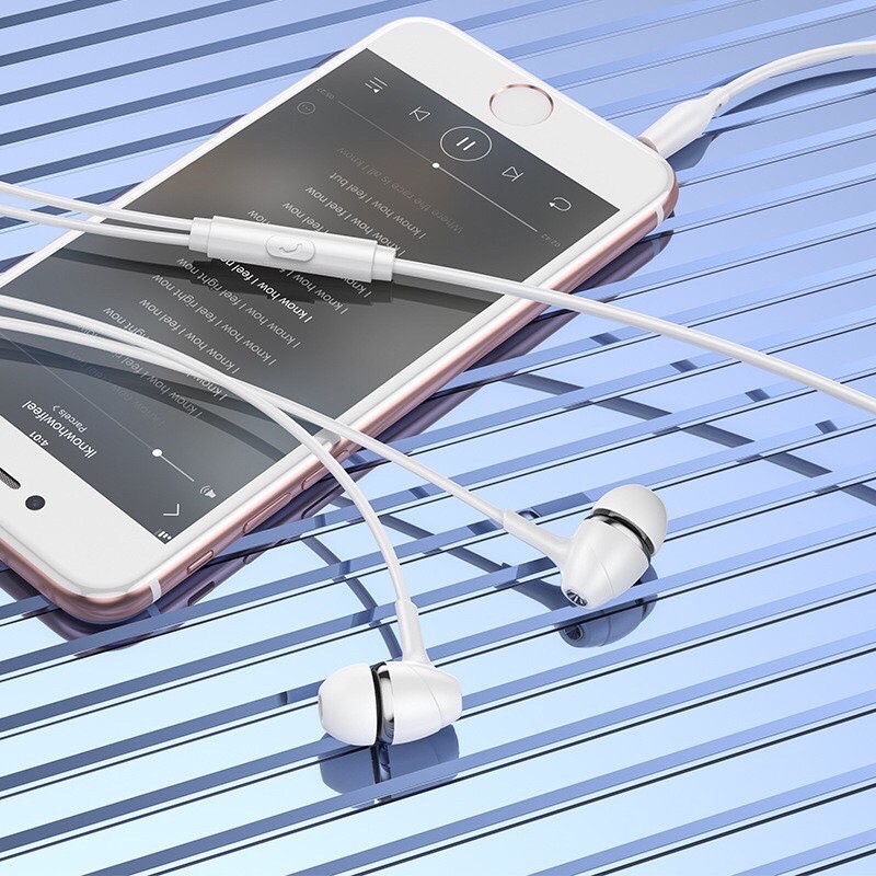 Tai Nghe Hoco M76 chính hãng Jack 3.5mm Dành cho điện thoại Máy Tính