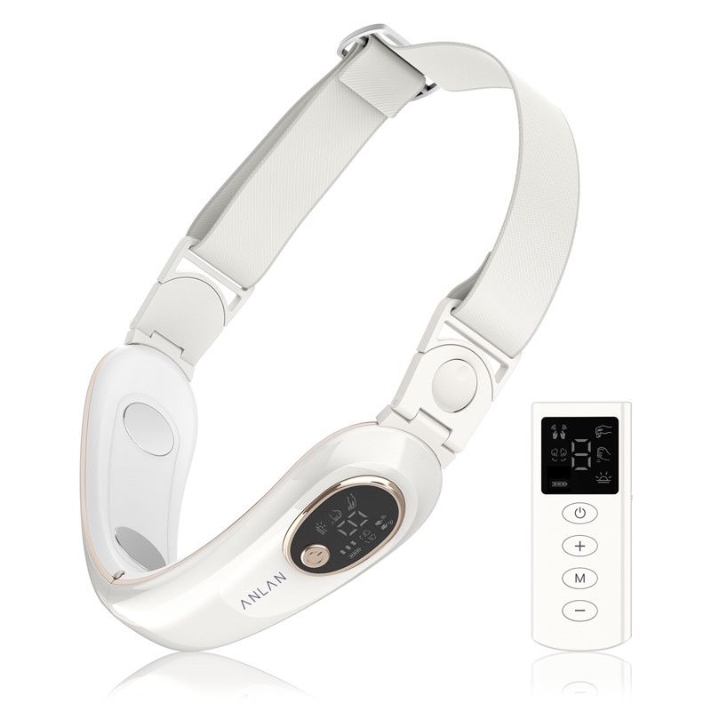 ANLAN Máy Mát Xa Nâng Cơ Mặt Thon Gọn EMS Màu Đỏ / Xanh Dương