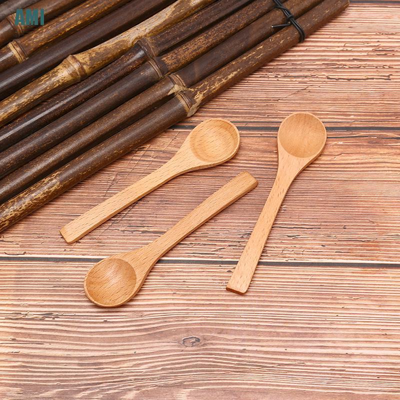 1 Muỗng Gỗ Tròn Tiện Lợi Cho Nhà Bếp