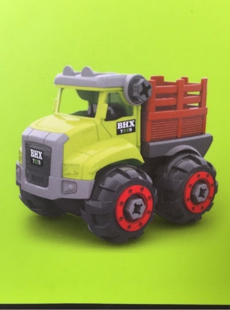 Bộ 4 xe công trình tháo ráp