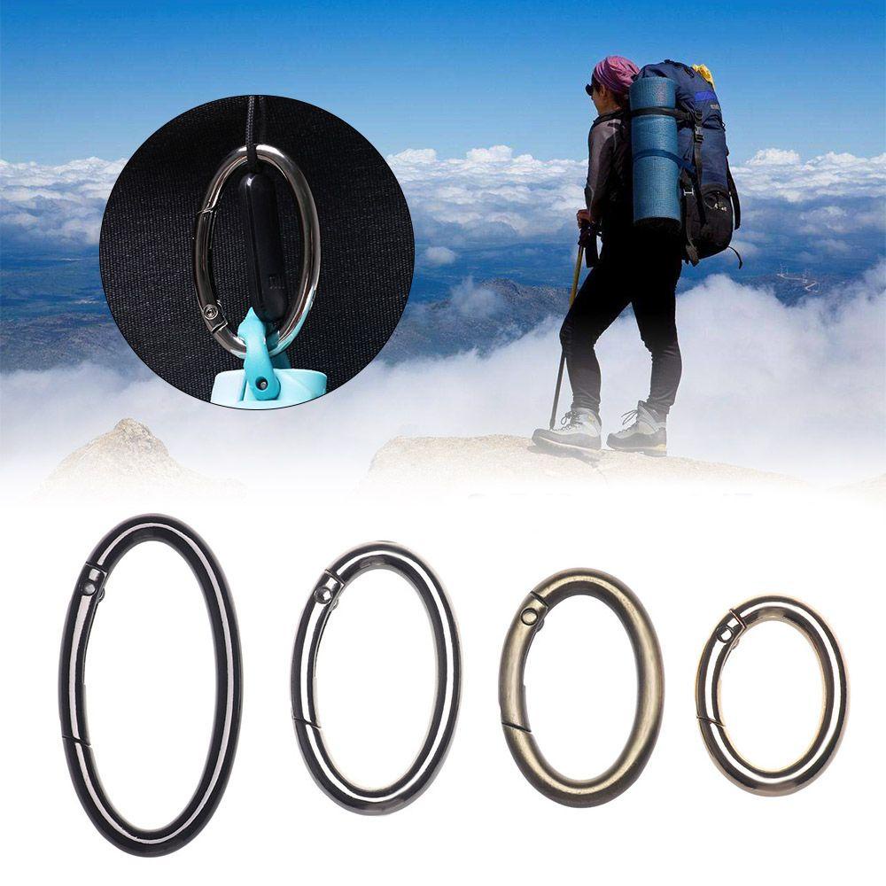 SUENIN 1 / 2 / 5 Kẹp Túi Xách Hình Oval Bằng Hợp Kim Kẽm