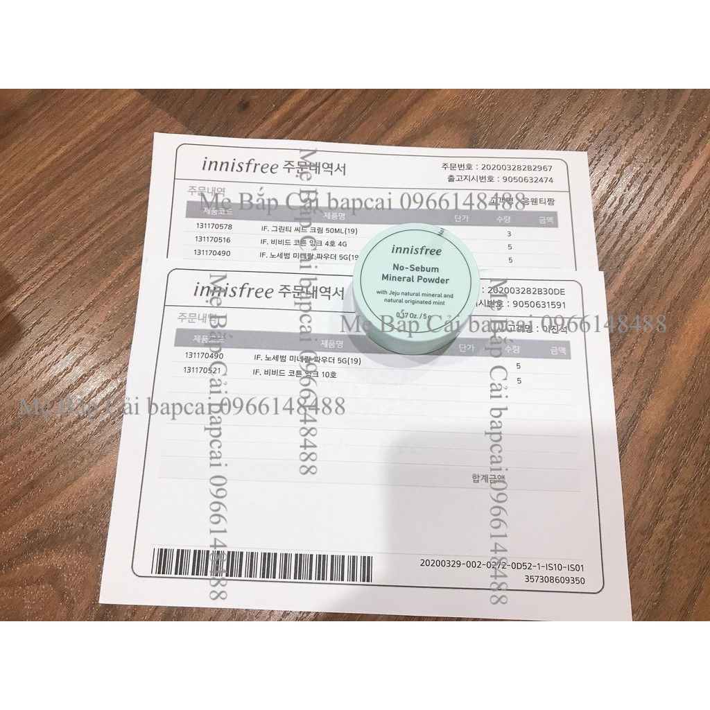 MBC Phấn phủ bột INF mineral powder cho da thiên dầu | BigBuy360 - bigbuy360.vn