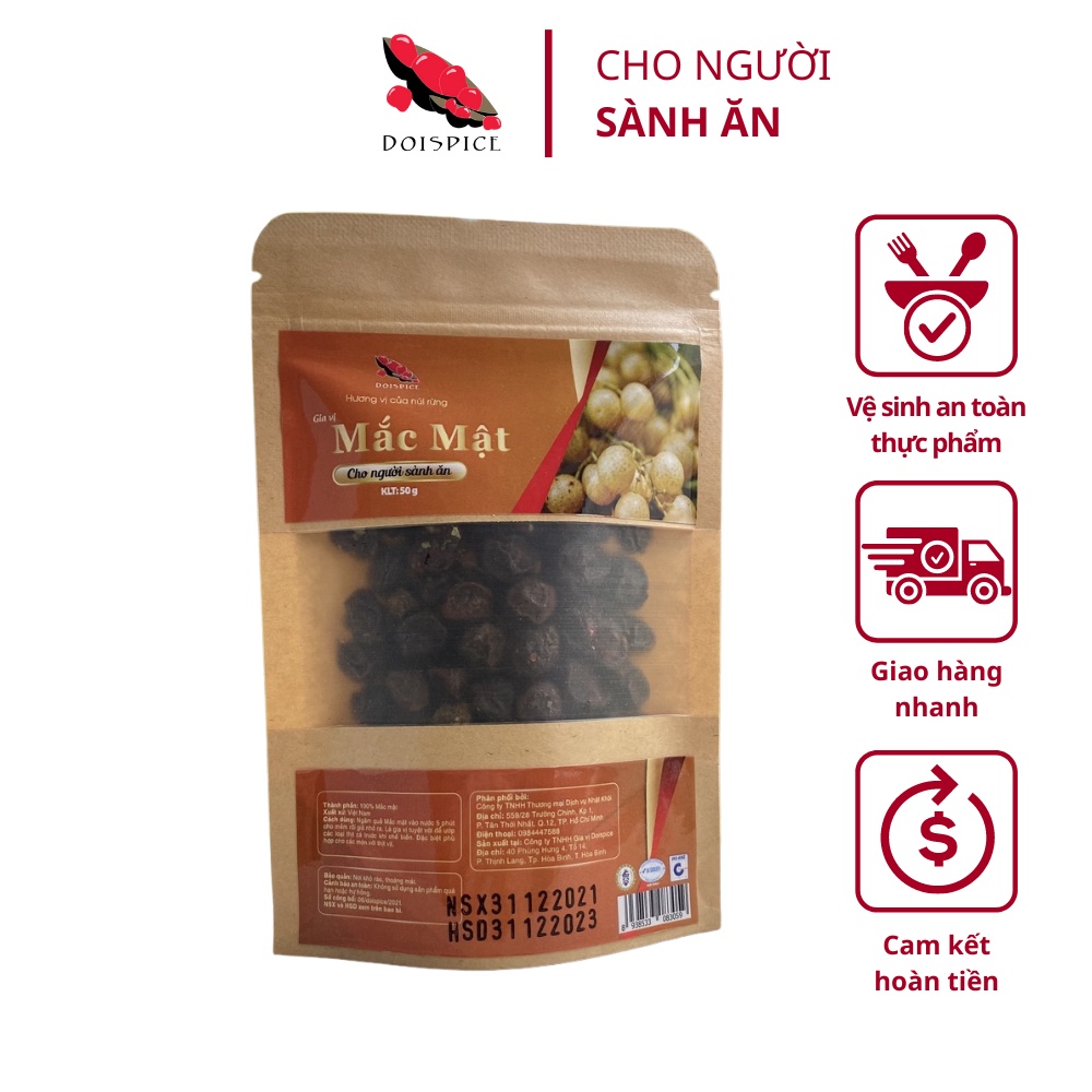 Mắc Mật khô Doispice, Gia vị ướp thịt nướng tuyệt vời