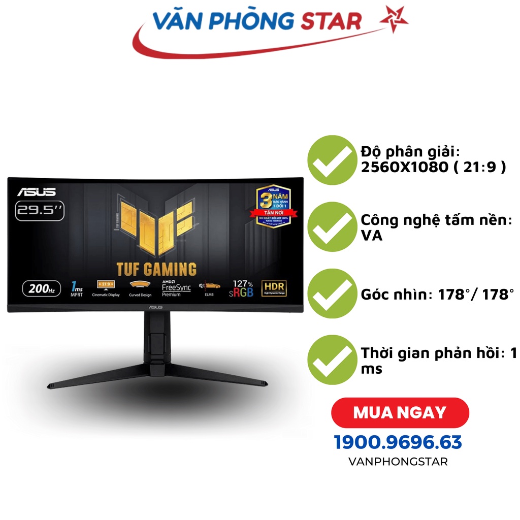 Màn hình Asus VG30VQL1A chính hãng