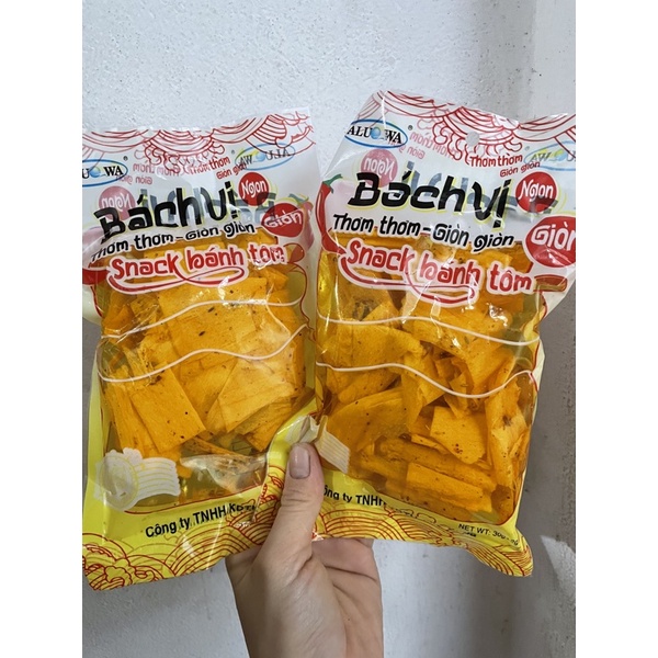 Snack bánh  tôm vị