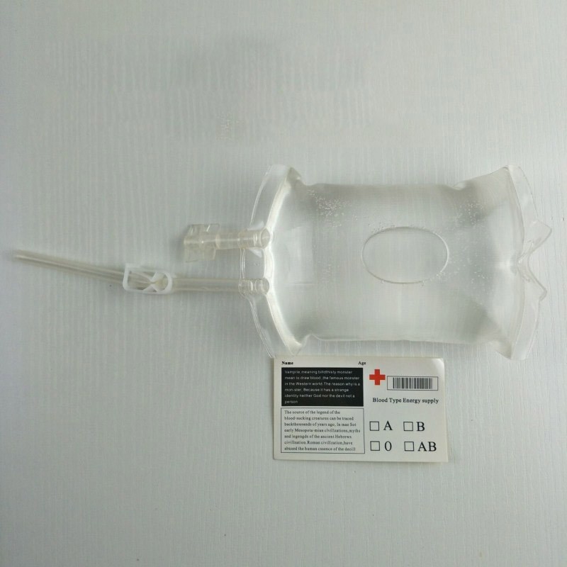 Túi máu 300ML bằng nhựa PVC trang trí Halloween