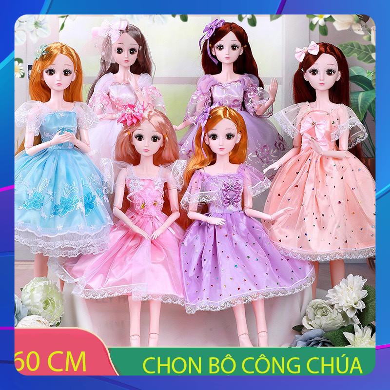 Búp bê công chúa cao cấp nhắm mở mắt cao 60 cm