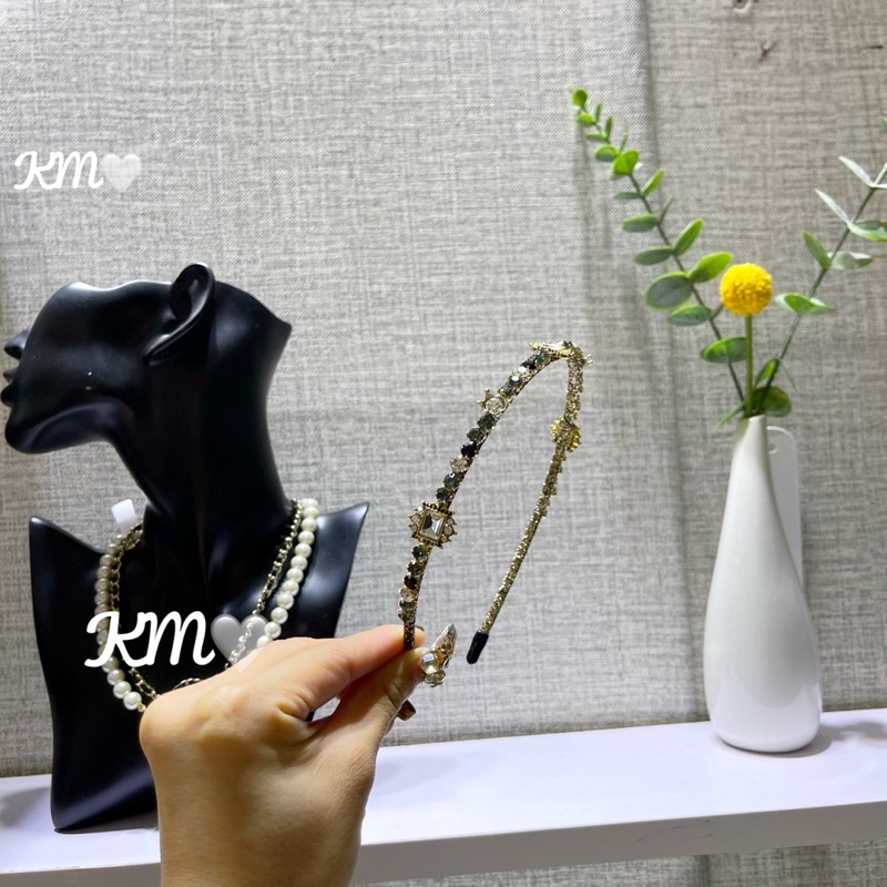 Bờm đính đá tiểu thư sang chảnh bản vip hàng có sẵn