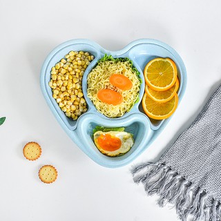 [THANH LÝ NGỪNG BÁN] Khay ăn dặm lúa mạch hình trái tim