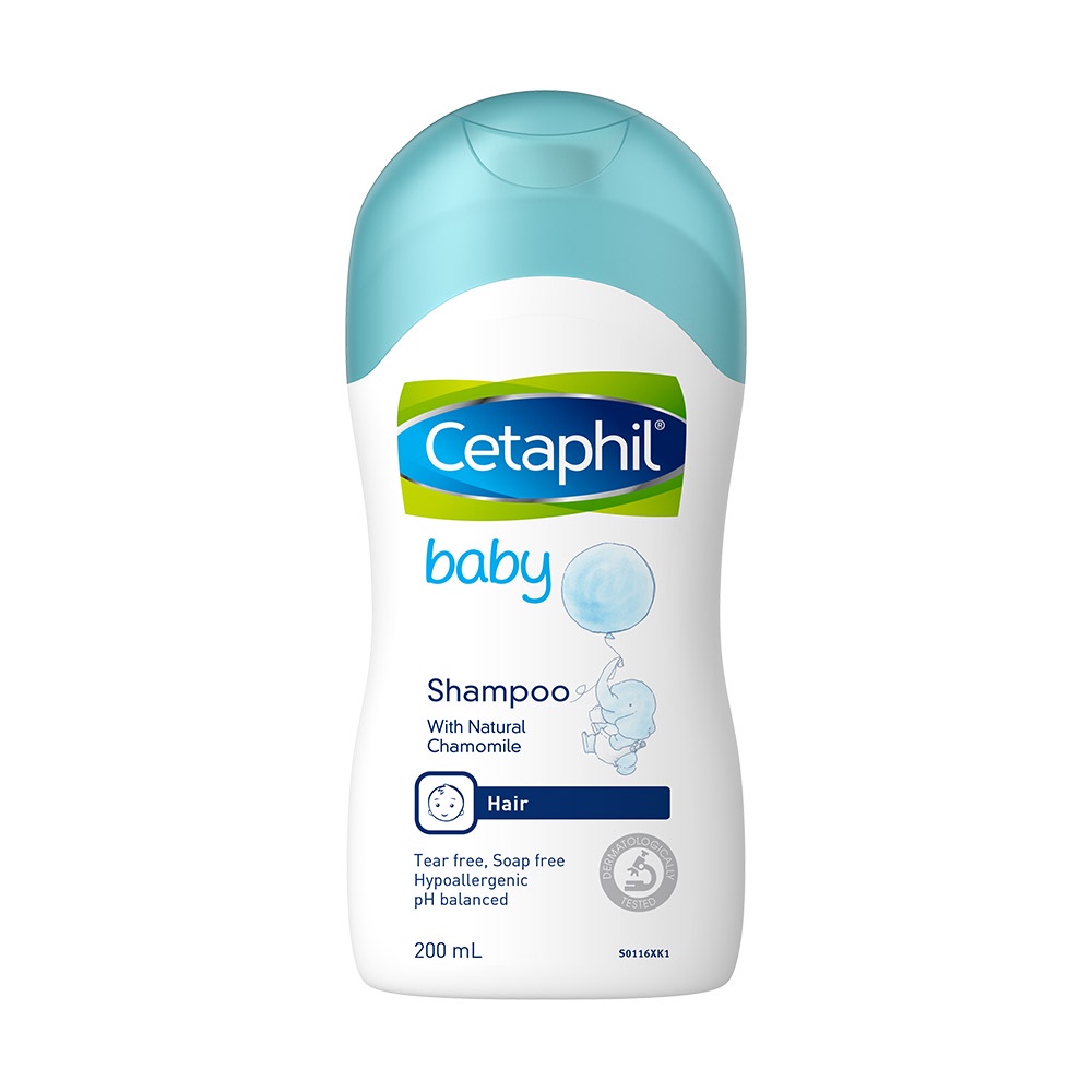 [Tặng Cetaphil Baby Moisturizing Wash&amp;Bath 50ml] [Date 06.23] Dầu gội dịu nhẹ cho bé Cetaphil Baby Shampoo 200ml