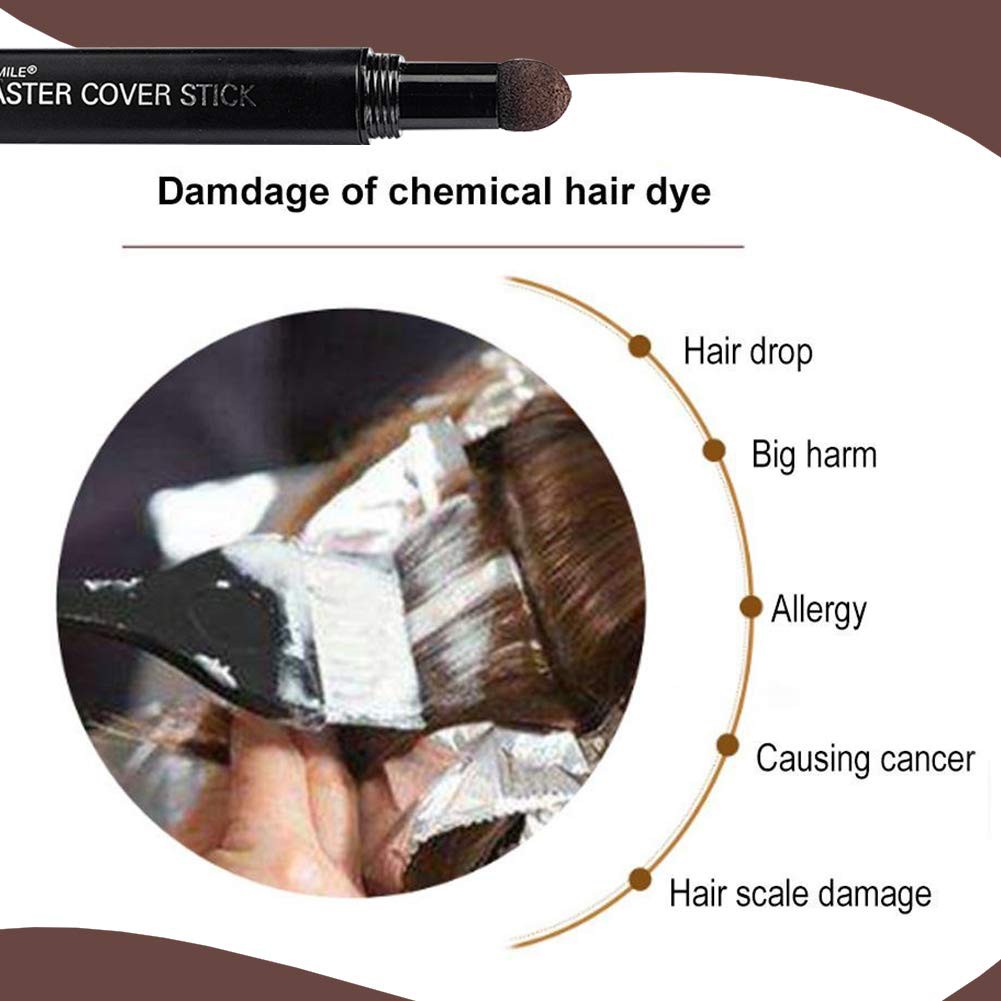 Thỏi phấn che phủ tóc hói / bạc 10g nhanh chóng tiện dụng | BigBuy360 - bigbuy360.vn