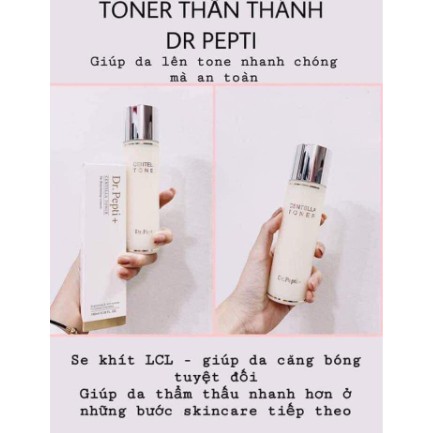 [AUTH] NƯỚC HOA HỒNG / TONER CĂNG BÓNG DA / Dr. Pepti Centella 180ml – Hàn Quốc