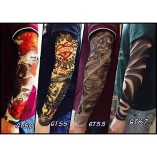 Găng tay, bao tay che nắng hình xăm Tattoo