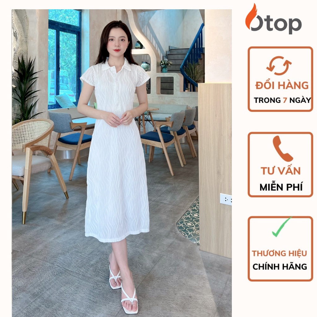 Váy Polo Nhăn Xốp dáng dài có lót trong MUỐI Vaypolonhanxop P0/K34