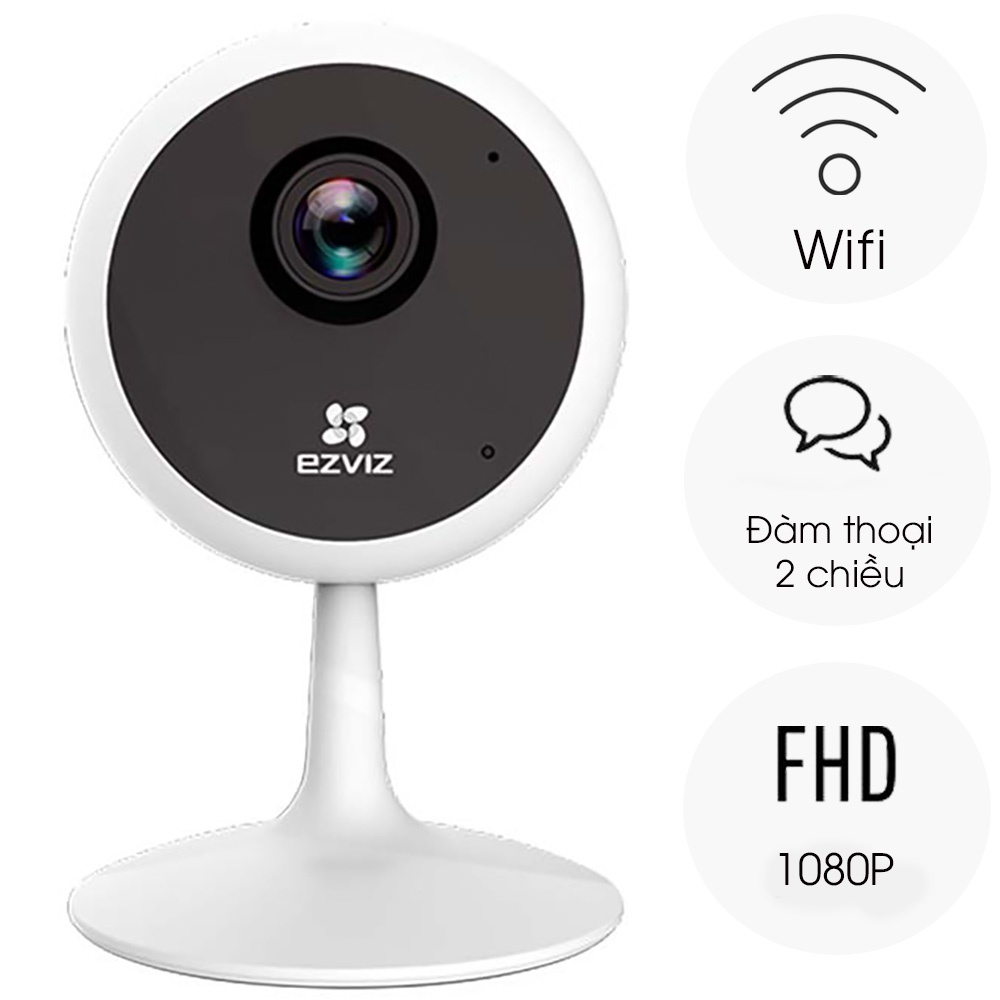 Camera IP Wifi EZVIZ C1C 1080P, C1C-B 1080P H.265 Phiên Bản 2021, C1C 720P - Chính Hãng, Bảo Hành 24 Tháng