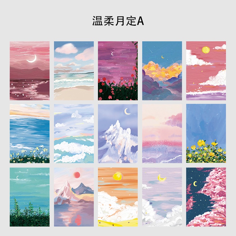 Set 15 Tấm Thẻ In Chữ Treo Tường Trang Trí Phòng Ngủ Phong Cách Bắc Âu