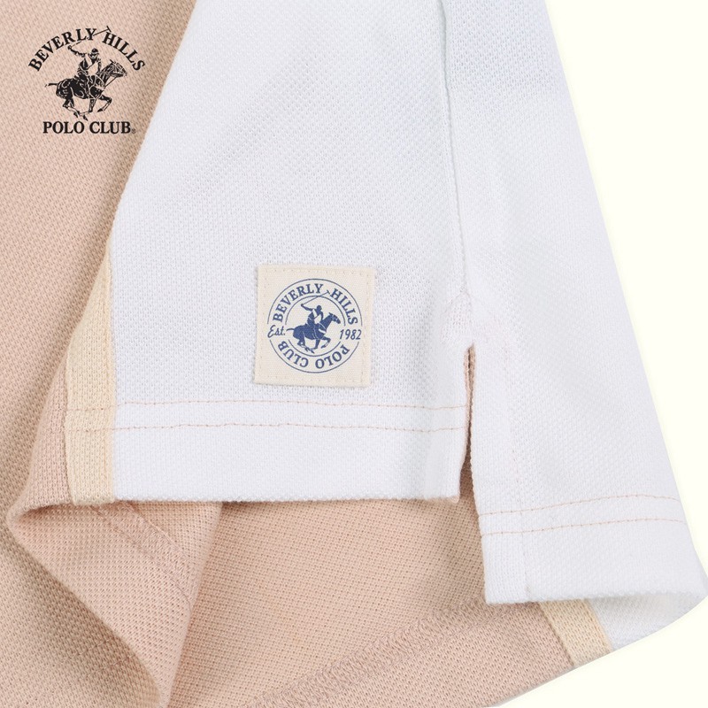 Beverly Hills Polo Club - Áo polo Ngắn tay Nam Regularfit Nude NU- BHPC PMRSS20TL094