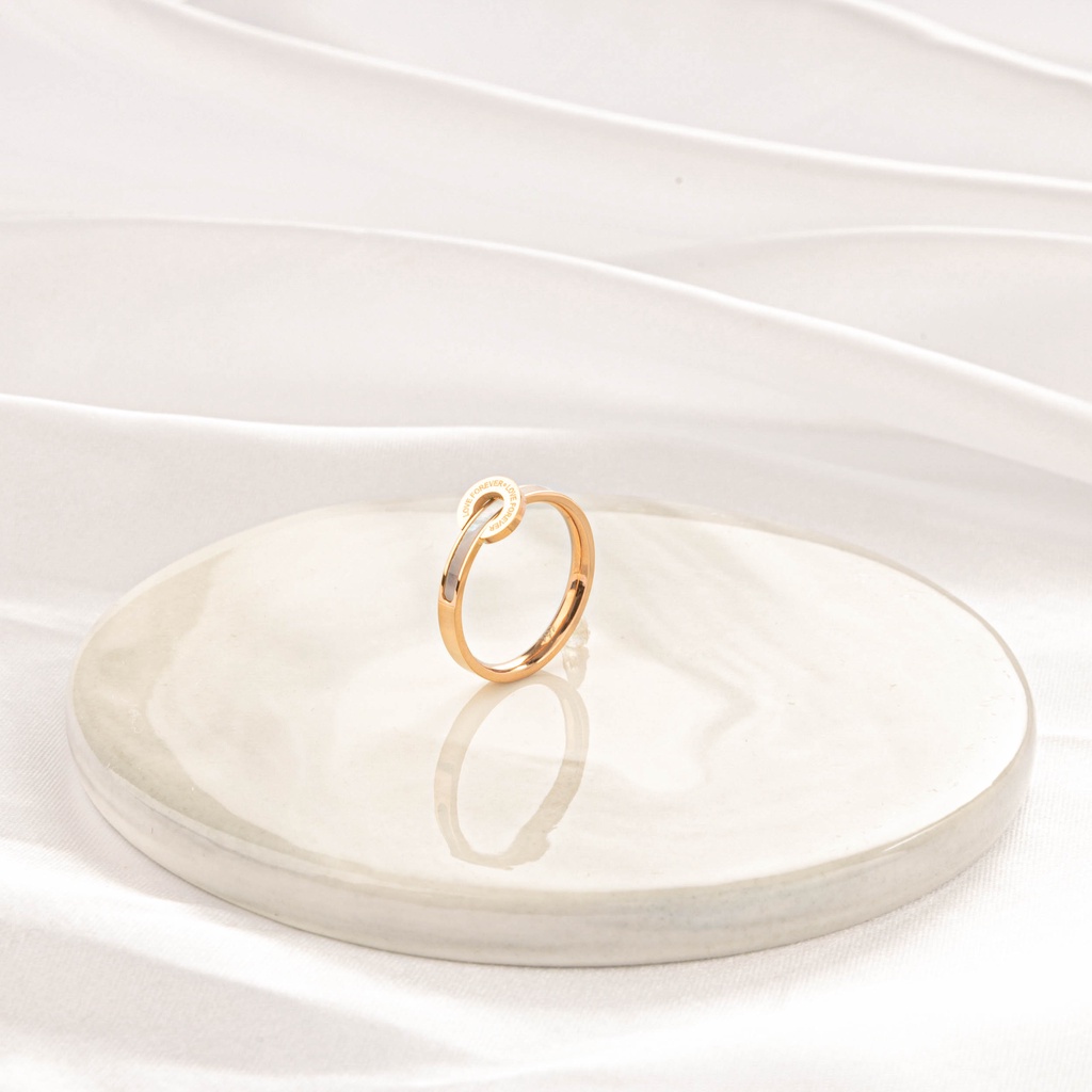 Nhẫn CDE In Love Forever Rose Gold Ring CDE8011